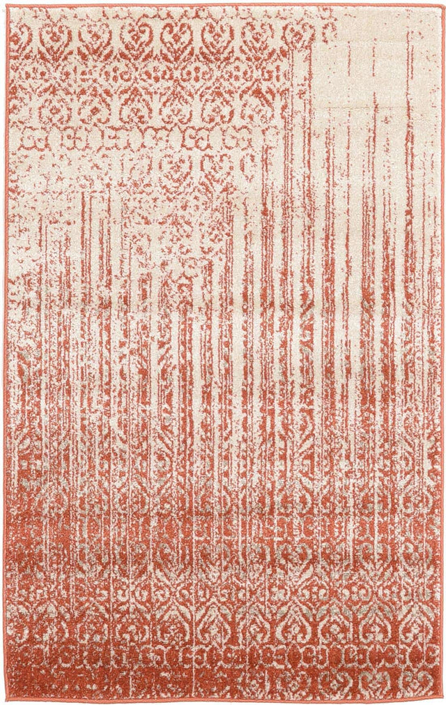 Red 3' 1 x 5' 3 Del Mar Rectangle Area Rug 100% Polypropylene Easy Clean Stain Resistant Vivid Modern Carpet Mat for Home Decor Interior Designing for Sale at Rug Engine