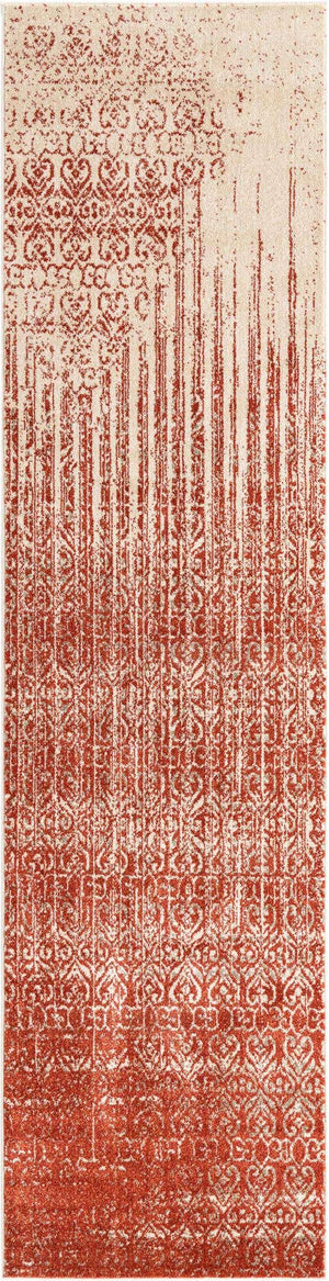 Red 2' 7 x 10' Del Mar Runner Area Rug 100% Polypropylene Easy Clean Stain Resistant Vivid Modern Carpet Mat for Home Decor Interior Designing for Sale at Rug Engine