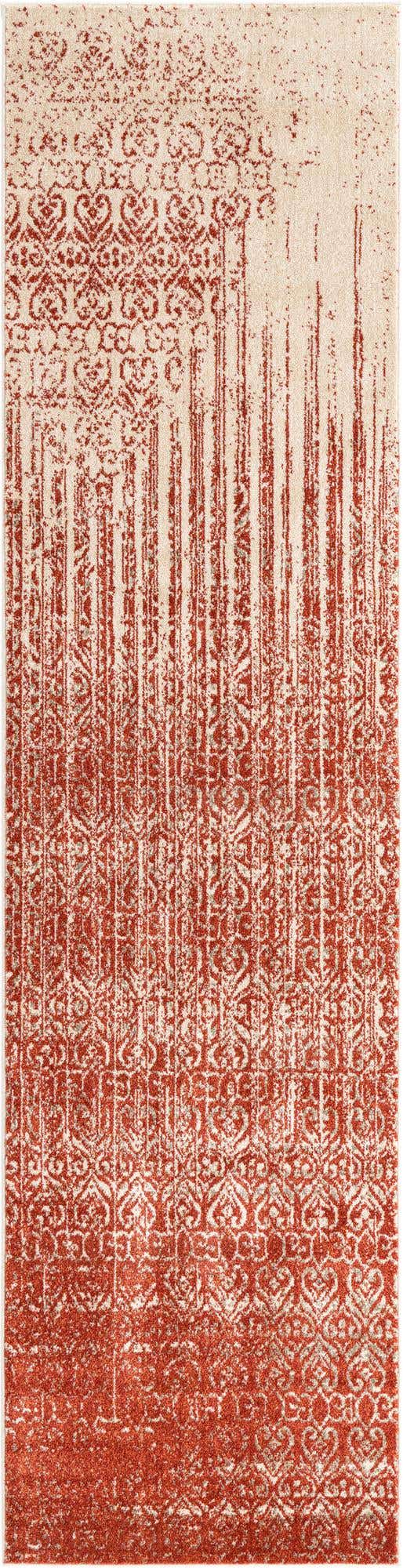 Red 2' 7 x 10' Del Mar Runner Area Rug 100% Polypropylene Easy Clean Stain Resistant Vivid Modern Carpet Mat for Home Decor Interior Designing for Sale at Rug Engine
