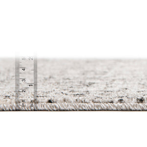 Gray 7' 10 x 7' 10 Del Mar Round Area Rug 100% Polypropylene Easy Clean Stain Resistant Vivid Modern Carpet Mat for Home Decor Interior Designing for Sale at Rug Engine