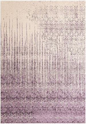 Purple 7' 1 x 10' Del Mar Rectangle Area Rug 100% Polypropylene Easy Clean Stain Resistant Vivid Modern Carpet Mat for Home Decor Interior Designing for Sale at Rug Engine