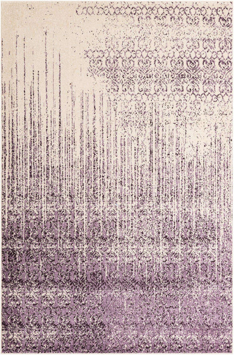 Purple 5' 3 x 8' Del Mar Rectangle Area Rug 100% Polypropylene Easy Clean Stain Resistant Vivid Modern Carpet Mat for Home Decor Interior Designing for Sale at Rug Engine
