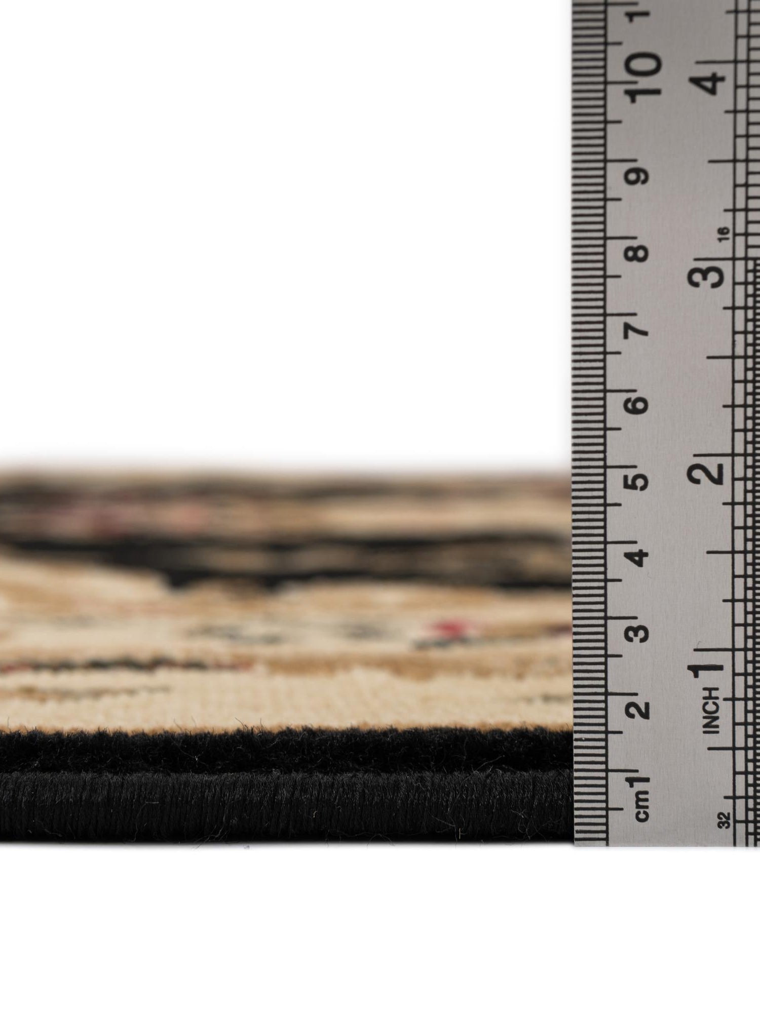 Black 5' 3 x 8' Versailles Rectangle Area Rug