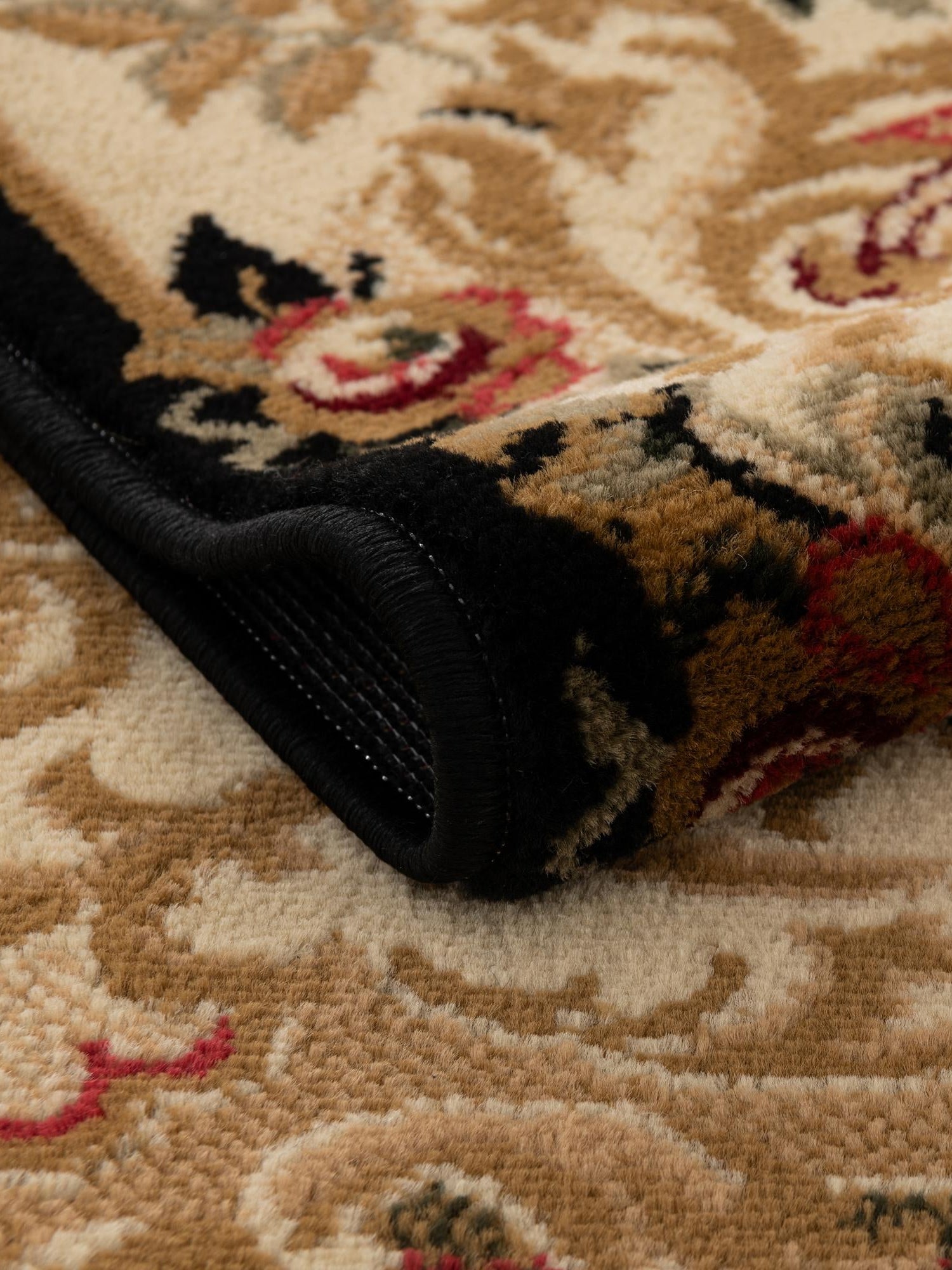 Black 9' x 12' Versailles Rectangle Area Rug