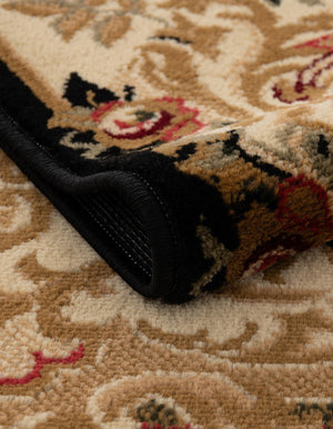 Black 9' x 12' Versailles Rectangle Area Rug