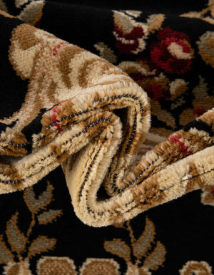 Black 10' x 13' 1 Versailles Rectangle Area Rug