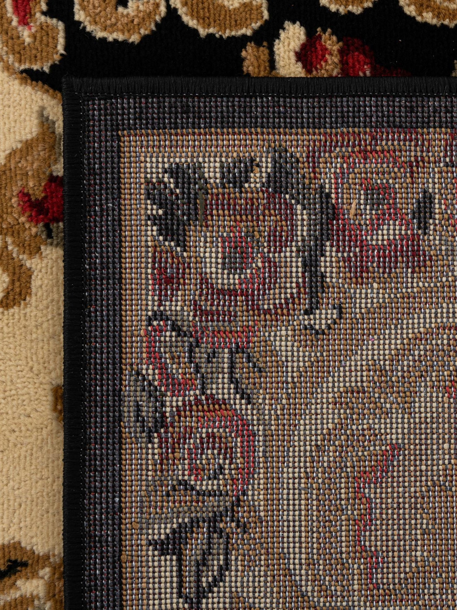 Black 9' x 12' Versailles Rectangle Area Rug