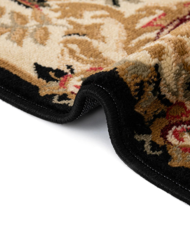 Black 10' x 13' 1 Versailles Rectangle Area Rug