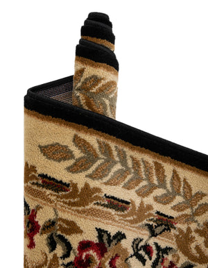 Black 9' x 12' Versailles Rectangle Area Rug