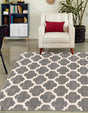 Dark Gray 8' x 10' Trellis Rectangle Rug