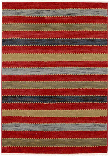 Multicolor 7' 1 x 10' Fars Rectangle Area Rug 100% Polypropylene Unique Traditional Carpet for Classical Living, Dining Room & Office Spaces for Sale at Rug Engine