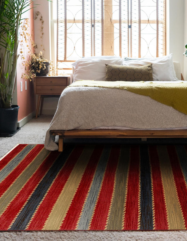 Multicolor 10' 6 x 16' 5 Fars Rectangle Area Rug 100% Polypropylene Unique Traditional Carpet for Classical Living, Dining Room & Office Spaces for Sale at Rug Engine