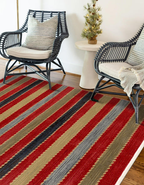 Multicolor 2' x 3' 1 Fars Rectangle Area Rug 100% Polypropylene Unique Traditional Carpet for Classical Living, Dining Room & Office Spaces for Sale at Rug Engine