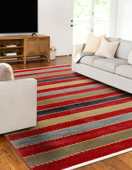 Multicolor 8' x 11' Fars Rectangle Area Rug 100% Polypropylene Unique Traditional Carpet for Classical Living, Dining Room & Office Spaces for Sale at Rug Engine