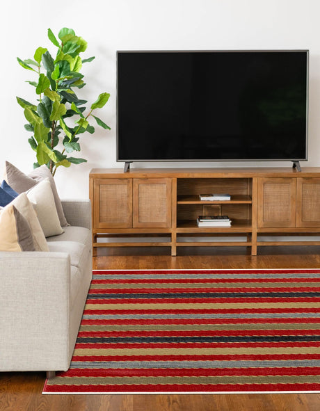 Multicolor 7' 1 x 10' Fars Rectangle Area Rug 100% Polypropylene Unique Traditional Carpet for Classical Living, Dining Room & Office Spaces for Sale at Rug Engine