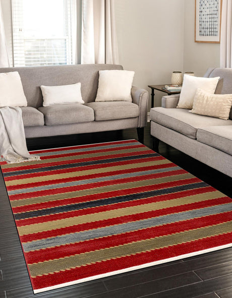 Multicolor 8' x 11' Fars Rectangle Area Rug 100% Polypropylene Unique Traditional Carpet for Classical Living, Dining Room & Office Spaces for Sale at Rug Engine