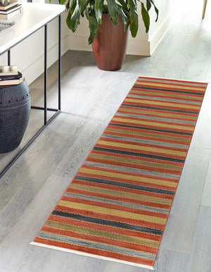 Multicolor 3' x 10' Fars Runner Area Rug 100% Polypropylene Unique Traditional Carpet for Classical Living, Dining Room & Office Spaces for Sale at Rug Engine