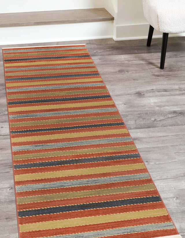 Multicolor 3' x 10' Fars Runner Area Rug 100% Polypropylene Unique Traditional Carpet for Classical Living, Dining Room & Office Spaces for Sale at Rug Engine