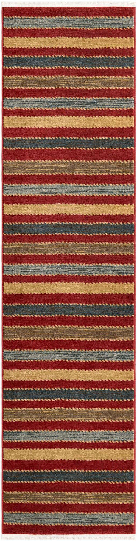 Multicolor 3' x 10' Fars Runner Area Rug 100% Polypropylene Unique Traditional Carpet for Classical Living, Dining Room & Office Spaces for Sale at Rug Engine
