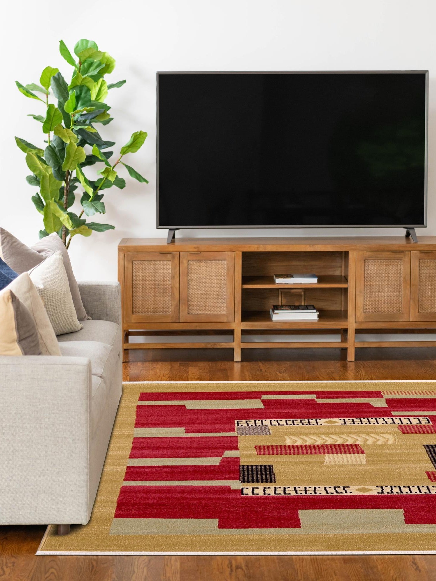 Rust Red 5' 1 x 8' Fars Rectangle Area Rug 100% Polypropylene Unique Traditional Carpet for Classical Living, Dining Room & Office Spaces for Sale at Rug Engine