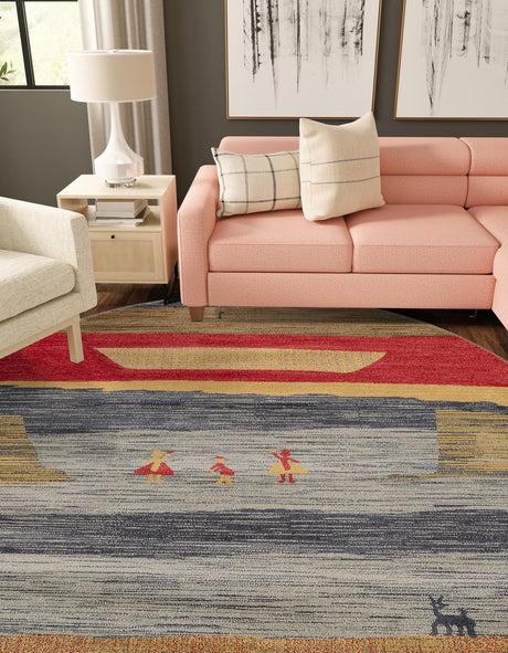 Blue 6' 1 x 6' 1 Fars Round Area Rug 100% Polypropylene Unique Traditional Carpet for Classical Living, Dining Room & Office Spaces for Sale at Rug Engine