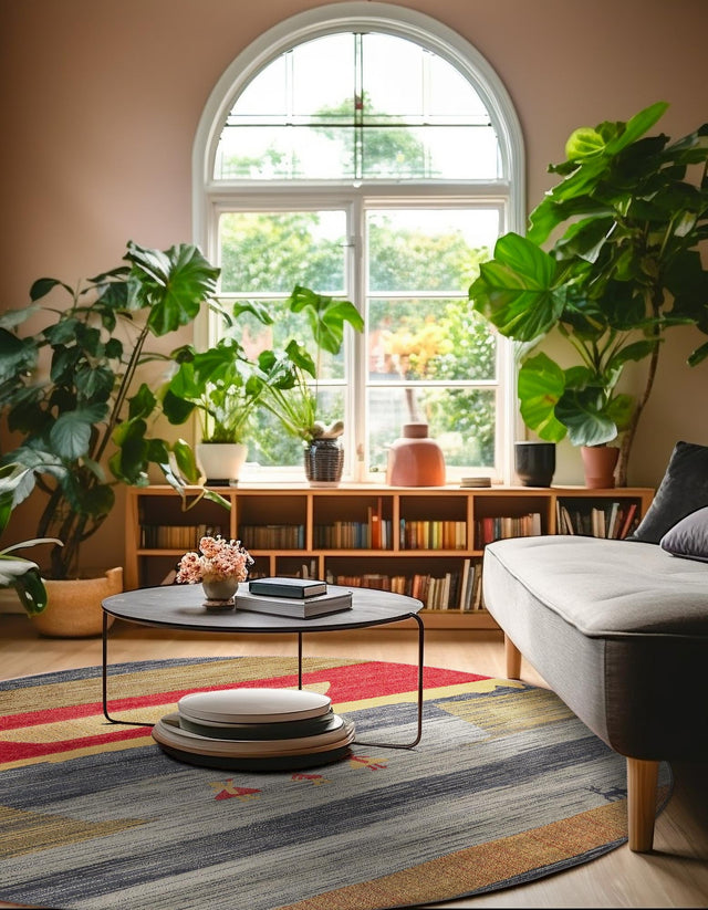 Blue 12' 2 x 12' 2 Fars Round Area Rug 100% Polypropylene Unique Traditional Carpet for Classical Living, Dining Room & Office Spaces for Sale at Rug Engine