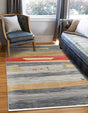 Blue 8' x 11' Fars Rectangle Area Rug 100% Polypropylene Unique Traditional Carpet for Classical Living, Dining Room & Office Spaces for Sale at Rug Engine