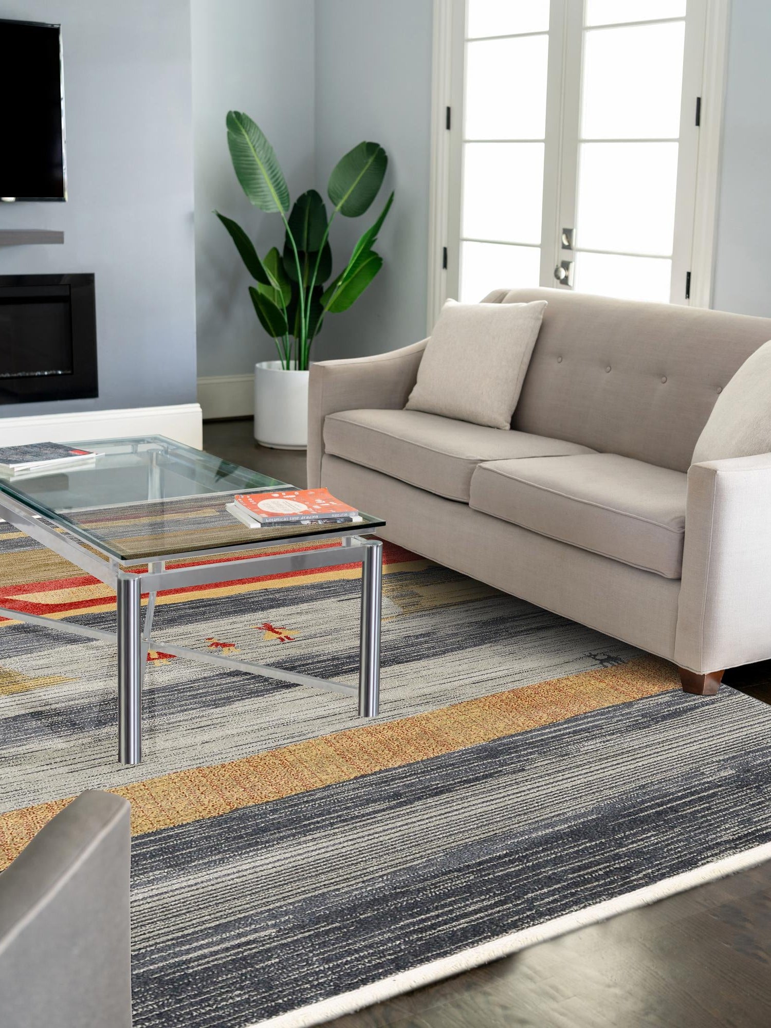 Blue 8' x 10' Fars Rectangle Area Rug 100% Polypropylene Unique Traditional Carpet for Classical Living, Dining Room & Office Spaces for Sale at Rug Engine