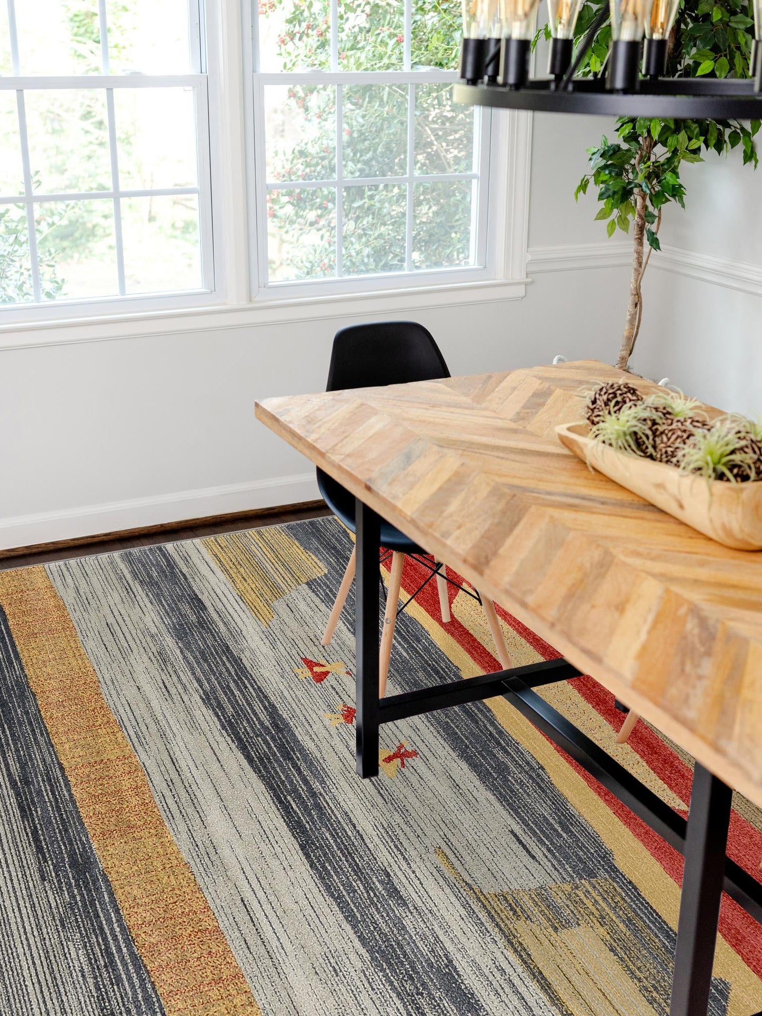 Blue 4' 1 x 6' 1 Fars Rectangle Area Rug 100% Polypropylene Unique Traditional Carpet for Classical Living, Dining Room & Office Spaces for Sale at Rug Engine