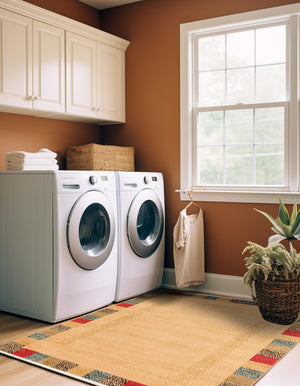 Beige 10' 6 x 16' 5 Fars Rectangle Area Rug 100% Polypropylene Unique Traditional Carpet for Classical Living, Dining Room & Office Spaces for Sale at Rug Engine