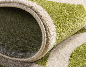 Green 3' 3 x 5' 3 Trellis Rectangle Area Rug