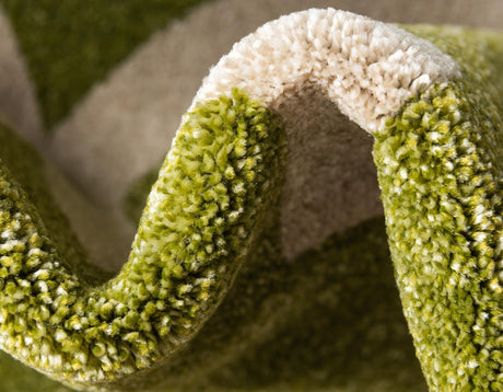 Green 3' 3 x 5' 3 Trellis Rectangle Area Rug Geometric Modern Unique Durable Easy Clean Carpet for Contemporary Interior Design for Sale at Rug Engine