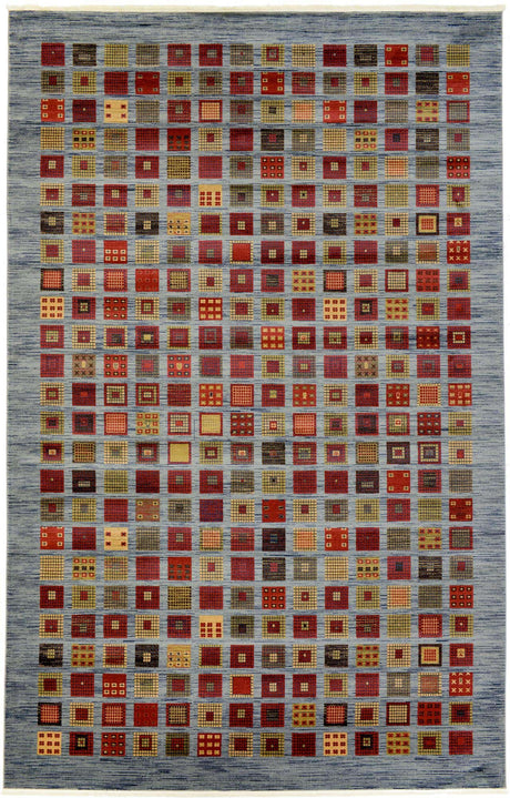 Blue 10' 6 x 16' 5 Fars Rectangle Area Rug 100% Polypropylene Unique Traditional Carpet for Classical Living, Dining Room & Office Spaces for Sale at Rug Engine