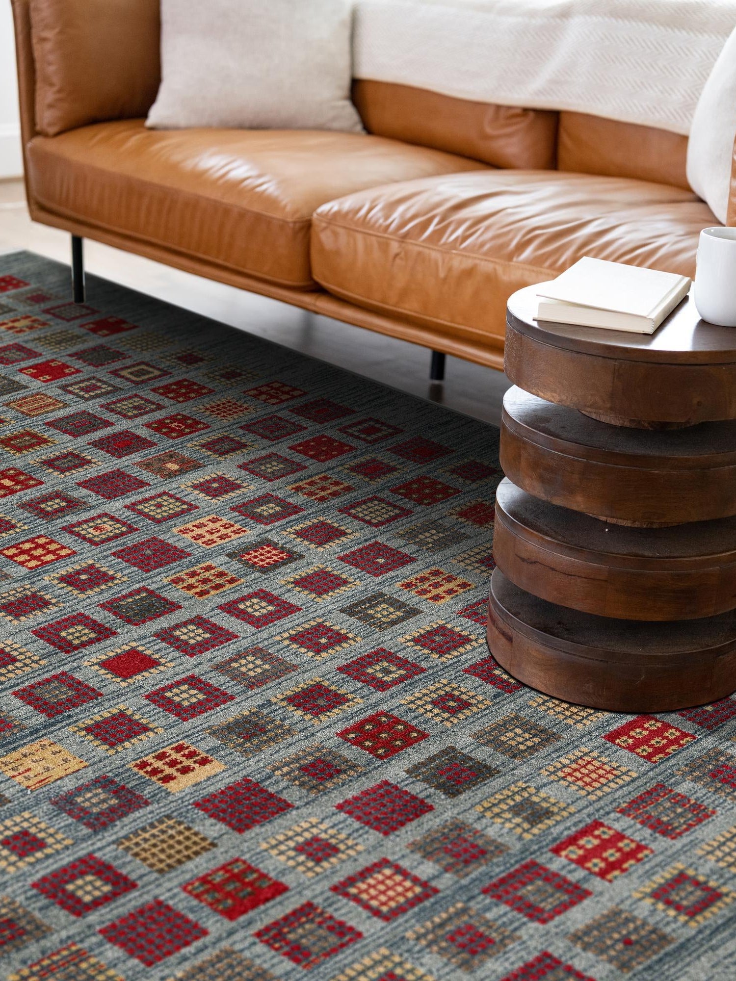 Blue 5' 1 x 8' Fars Rectangle Area Rug 100% Polypropylene Unique Traditional Carpet for Classical Living, Dining Room & Office Spaces for Sale at Rug Engine