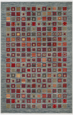 Blue 5' 1 x 8' Fars Rectangle Area Rug 100% Polypropylene Unique Traditional Carpet for Classical Living, Dining Room & Office Spaces for Sale at Rug Engine