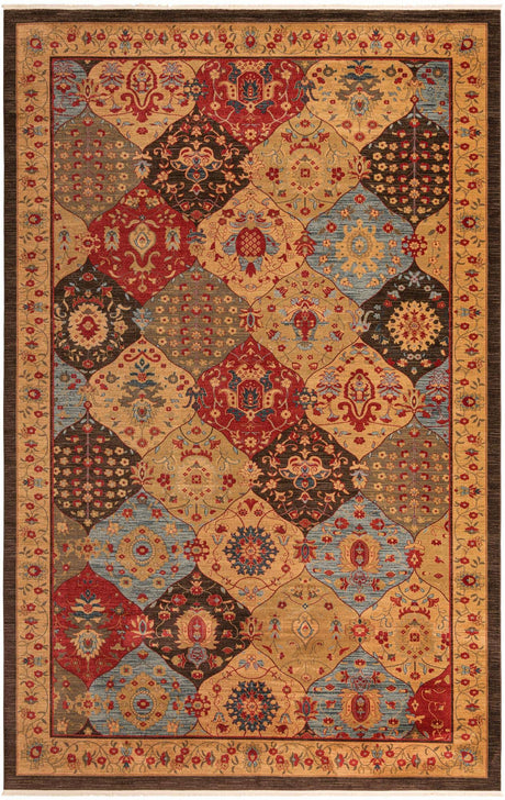 Multicolor 10' 6 x 16' 5 Edinburgh Rectangle Area Rug 100% Polypropylene Easy Clean With Cotton Backing Traditional Classic Design Carpet for Living, Dining Room, Office for Sale at Rug Engine