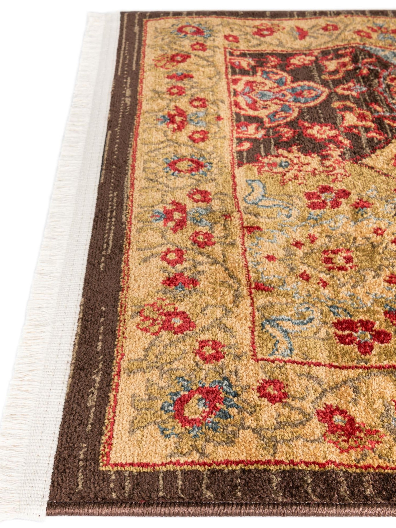 Multicolor 6' 1 x 9' Edinburgh Rectangle Area Rug 100% Polypropylene Easy Clean With Cotton Backing Traditional Classic Design Carpet for Living, Dining Room, Office for Sale at Rug Engine