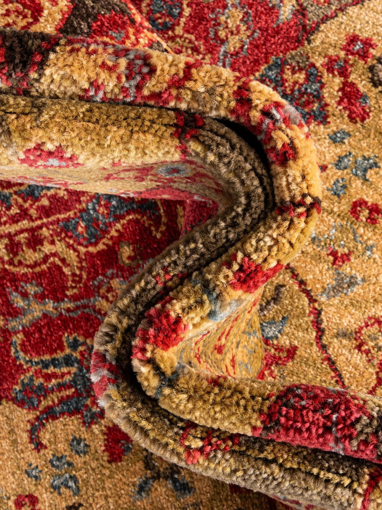 Multicolor 7' 1 x 10' Edinburgh Rectangle Area Rug 100% Polypropylene Easy Clean With Cotton Backing Traditional Classic Design Carpet for Living, Dining Room, Office for Sale at Rug Engine