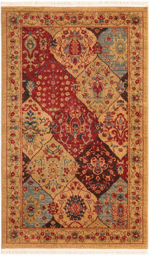 Tan 3' 3 x 5' 3 Edinburgh Rectangle Rug