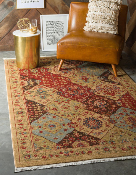 Tan 10' 6 x 16' 5 Edinburgh Rectangle Area Rug 100% Polypropylene Easy Clean With Cotton Backing Traditional Classic Design Carpet for Living, Dining Room, Office for Sale at Rug Engine