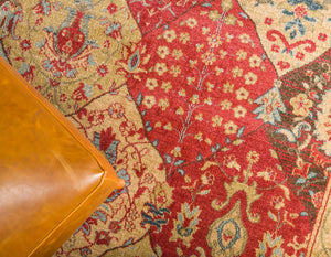 Tan 7' 1 x 10' Edinburgh Rectangle Area Rug 100% Polypropylene Easy Clean With Cotton Backing Traditional Classic Design Carpet for Living, Dining Room, Office for Sale at Rug Engine