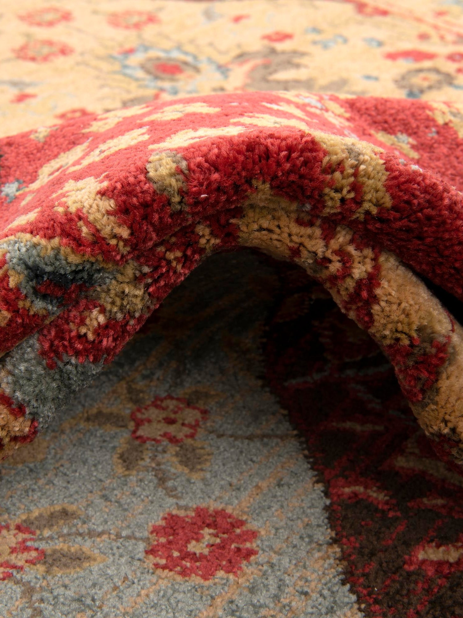 Tan 7' 1 x 10' Edinburgh Rectangle Area Rug 100% Polypropylene Easy Clean With Cotton Backing Traditional Classic Design Carpet for Living, Dining Room, Office for Sale at Rug Engine