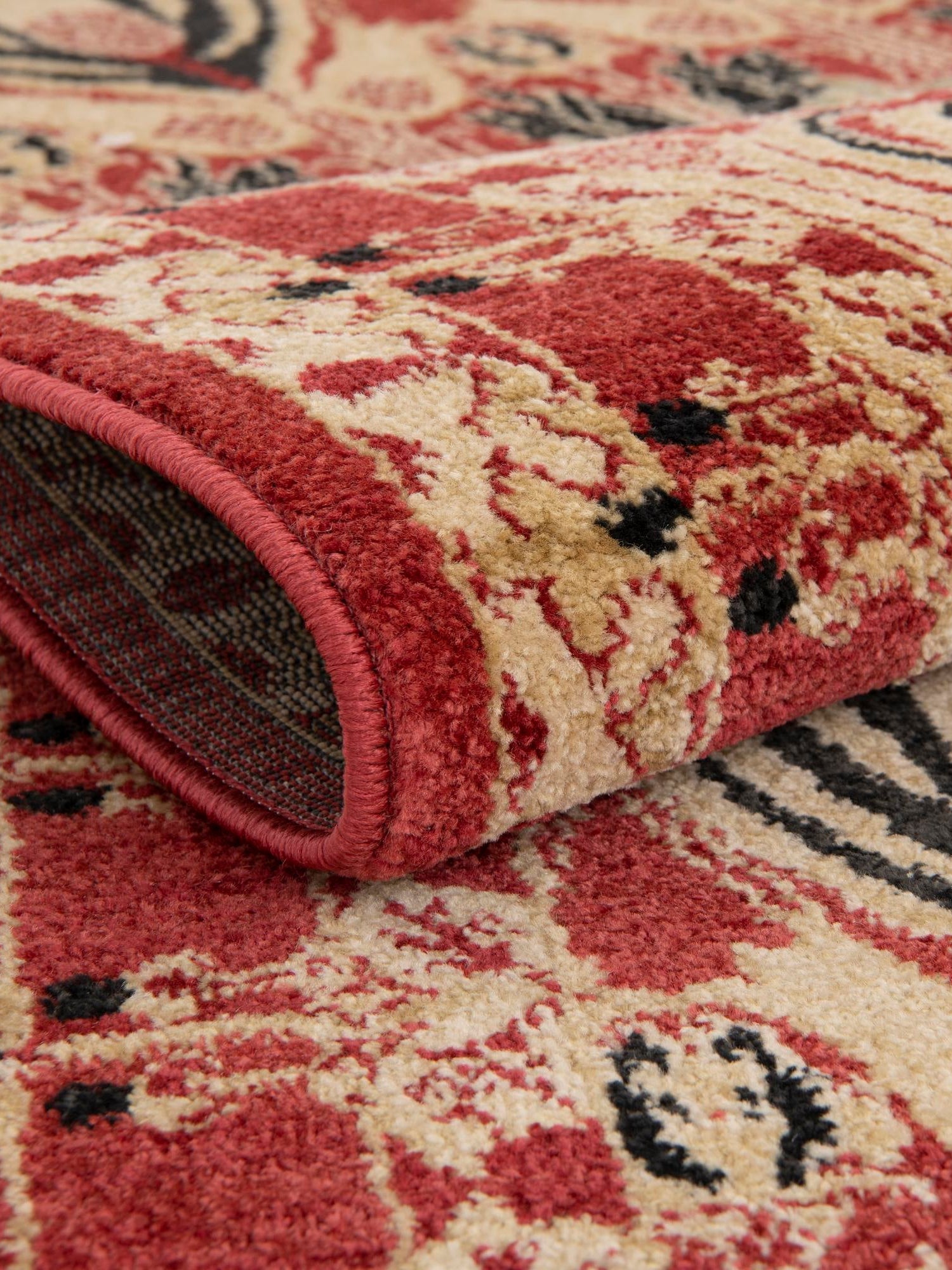 Rust Red 5' 1 x 8' Edinburgh Rectangle Area Rug 100% Polypropylene Easy Clean With Cotton Backing Traditional Classic Design Carpet for Living, Dining Room, Office for Sale at Rug Engine