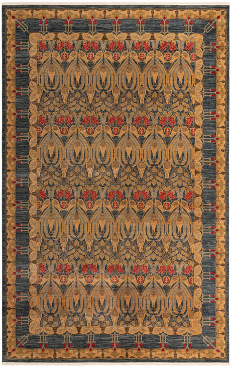 Navy Blue 10' 6 x 16' 5 Edinburgh Rectangle Area Rug 100% Polypropylene Easy Clean With Cotton Backing Traditional Classic Design Carpet for Living, Dining Room, Office for Sale at Rug Engine