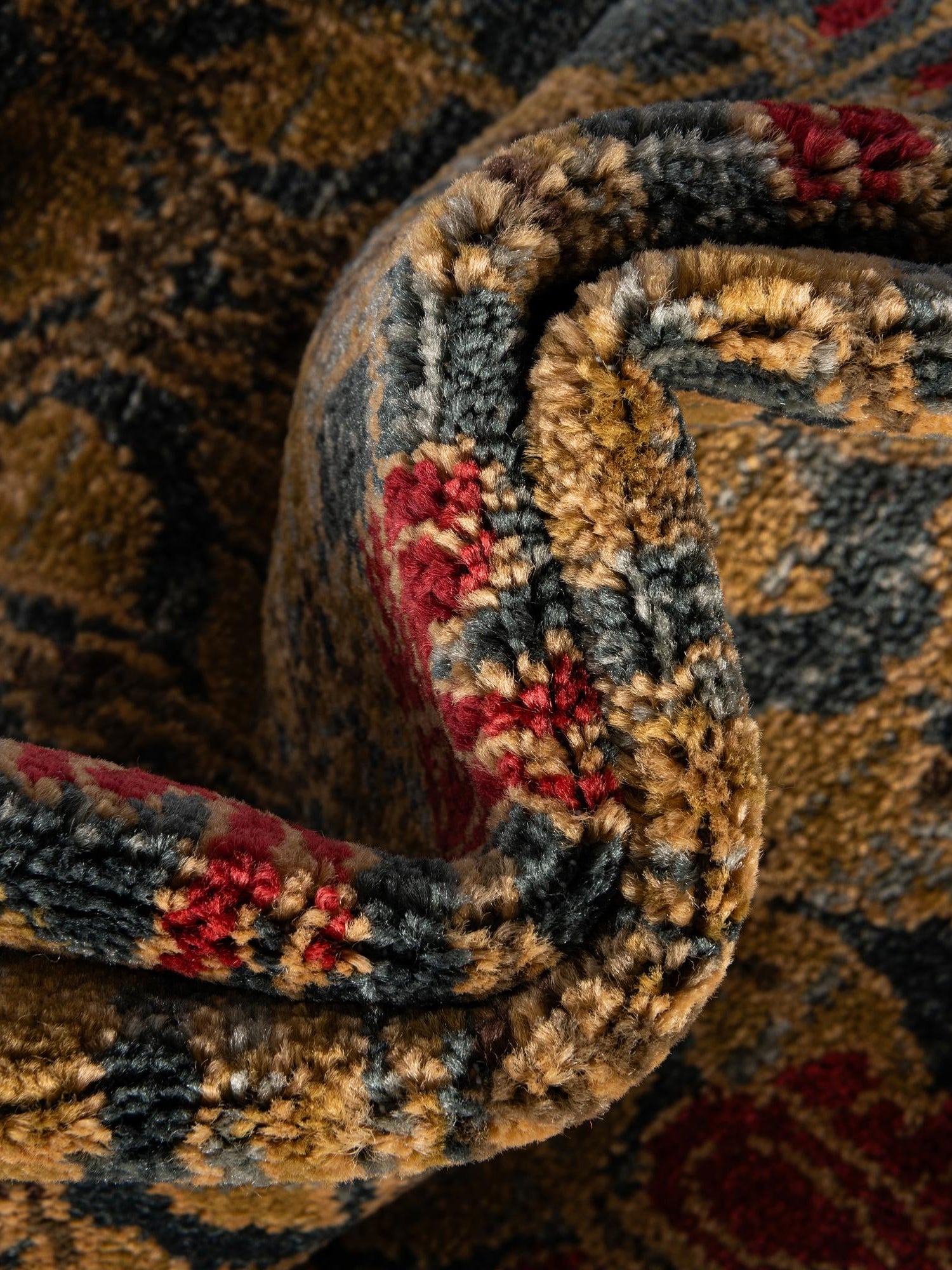 Navy Blue 10' x 13' 1 Edinburgh Rectangle Area Rug 100% Polypropylene Easy Clean With Cotton Backing Traditional Classic Design Carpet for Living, Dining Room, Office for Sale at Rug Engine