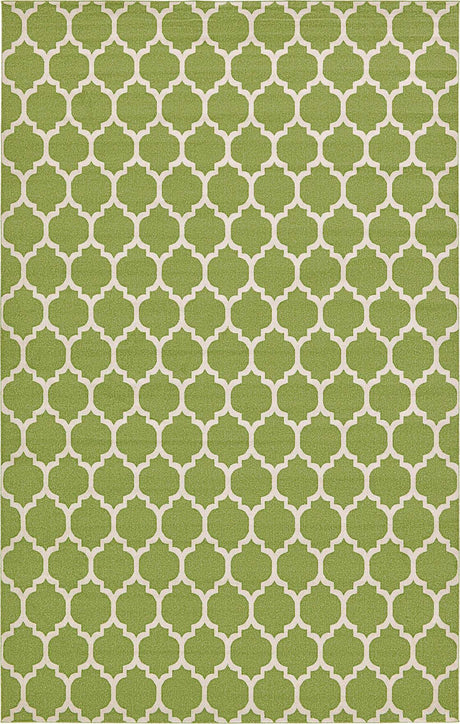 Light Green 3' 1 x 5' 3 Trellis Rectangle Area Rug