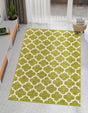 Light Green 5' 3 x 8' Trellis Rectangle Area Rug