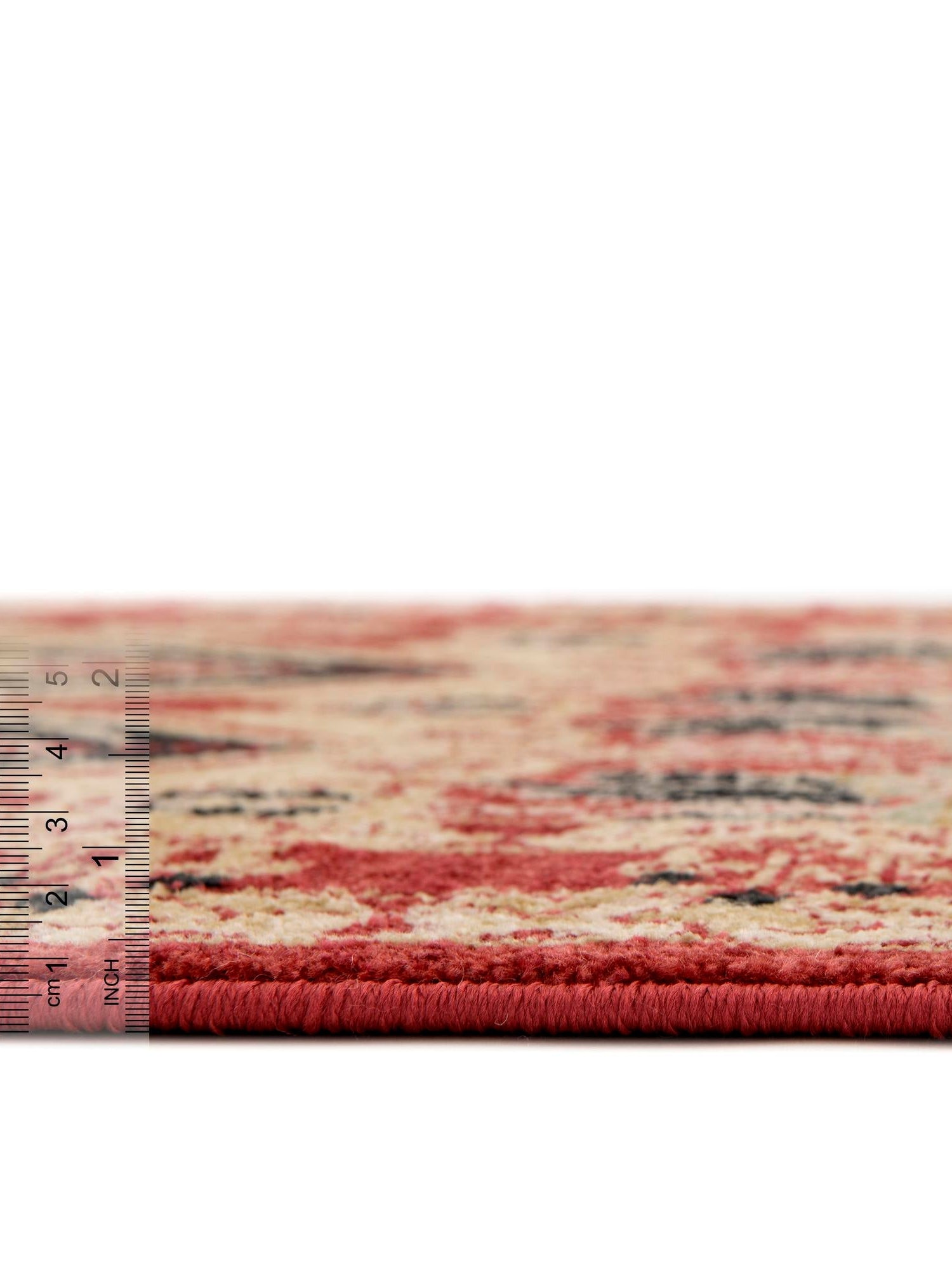 Rust Red 8' x 8' Edinburgh Round Area Rug 100% Polypropylene Easy Clean With Cotton Backing Traditional Classic Design Carpet for Living, Dining Room, Office for Sale at Rug Engine