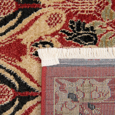 Rust Red 2' 7 x 10' Edinburgh Runner Area Rug 100% Polypropylene Easy Clean With Cotton Backing Traditional Classic Design Carpet for Living, Dining Room, Office for Sale at Rug Engine