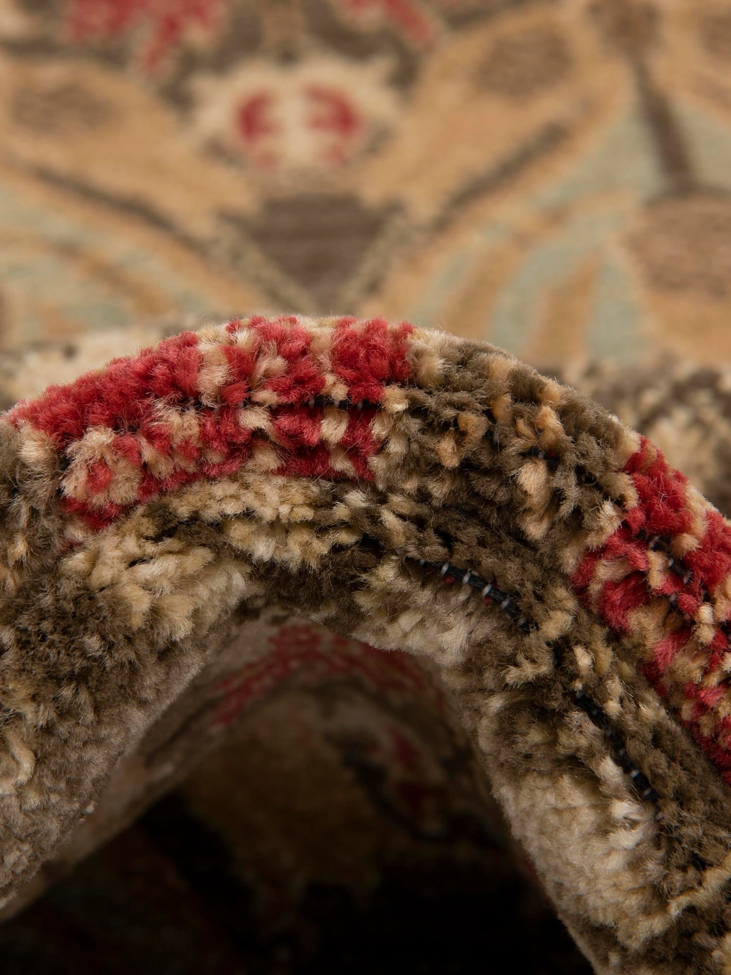 Brown 13' 1 x 13' 1 Edinburgh Round Area Rug 100% Polypropylene Easy Clean With Cotton Backing Traditional Classic Design Carpet for Living, Dining Room, Office for Sale at Rug Engine